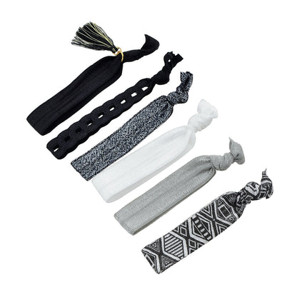 6pcs Colorful Ribbon Elastic Headbands Hairwear Headwear Styling Tools Accessory