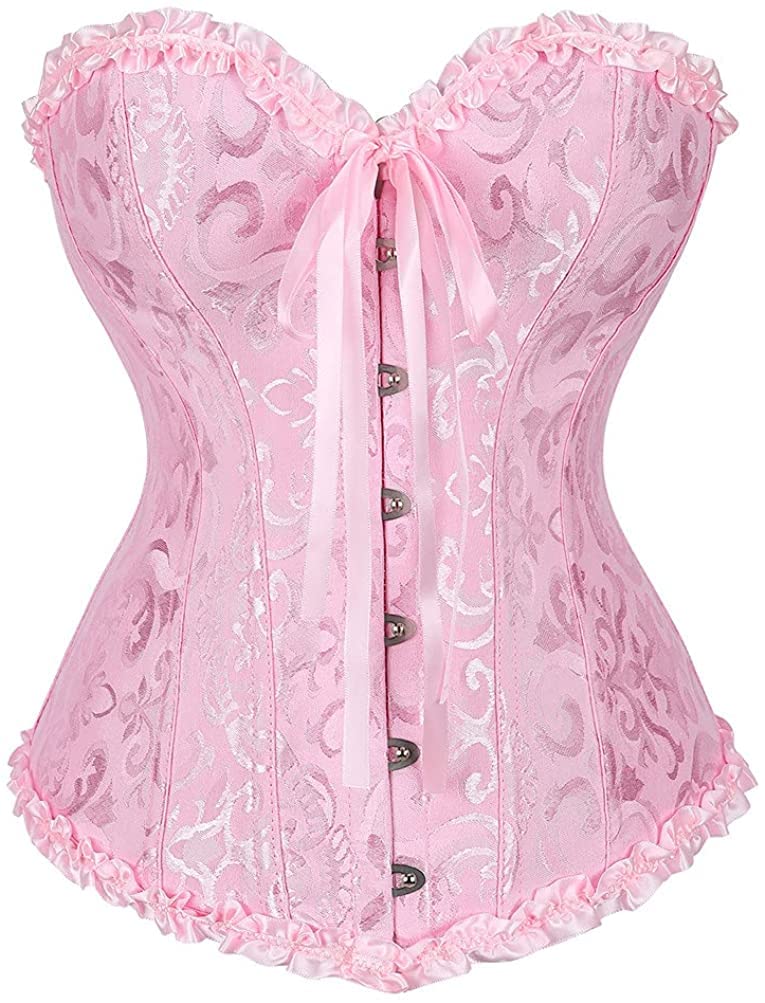 SZIVYSHI 14-Bone Overbust Corset Top