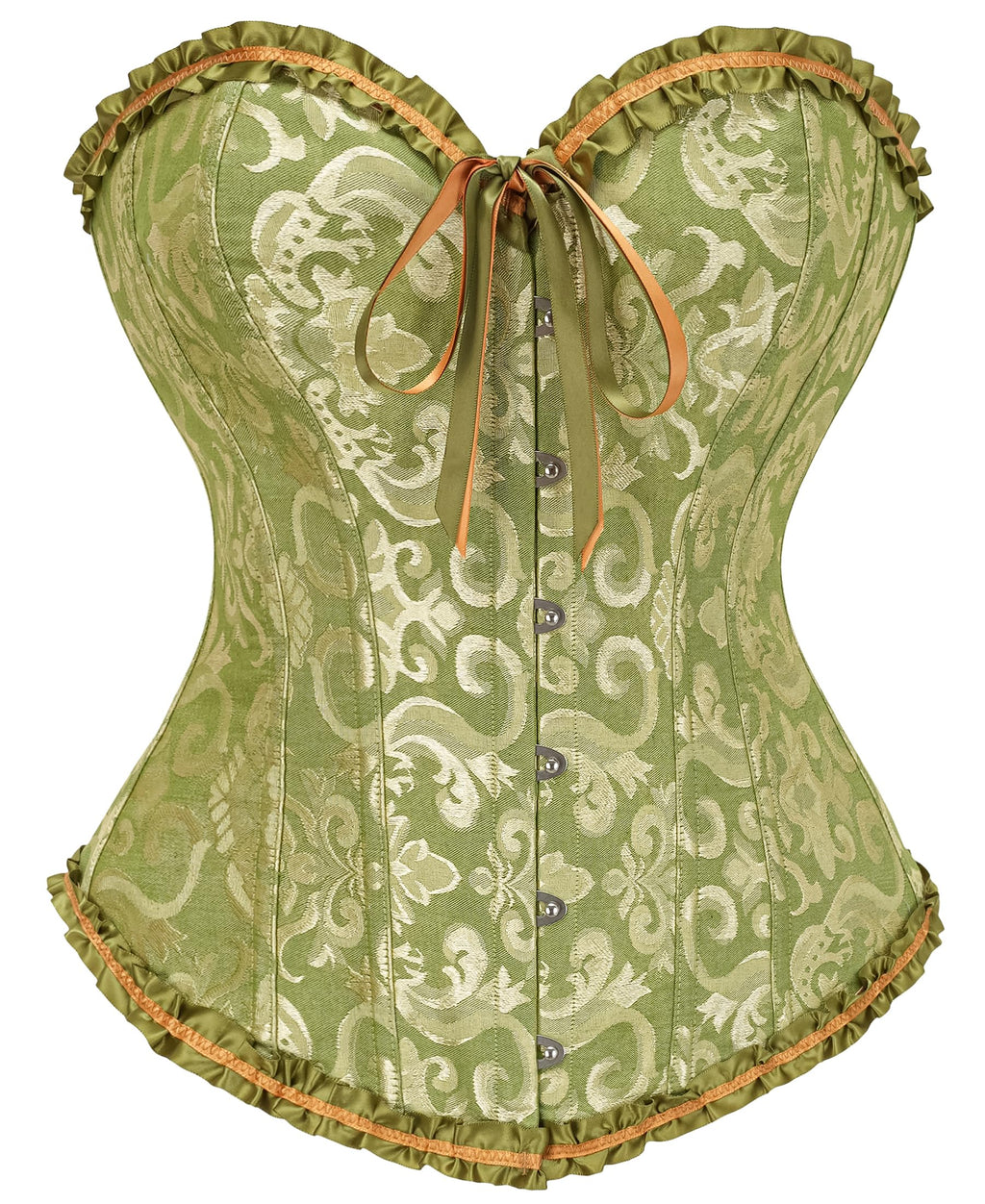 SZIVYSHI 14-Bone Overbust Corset Top