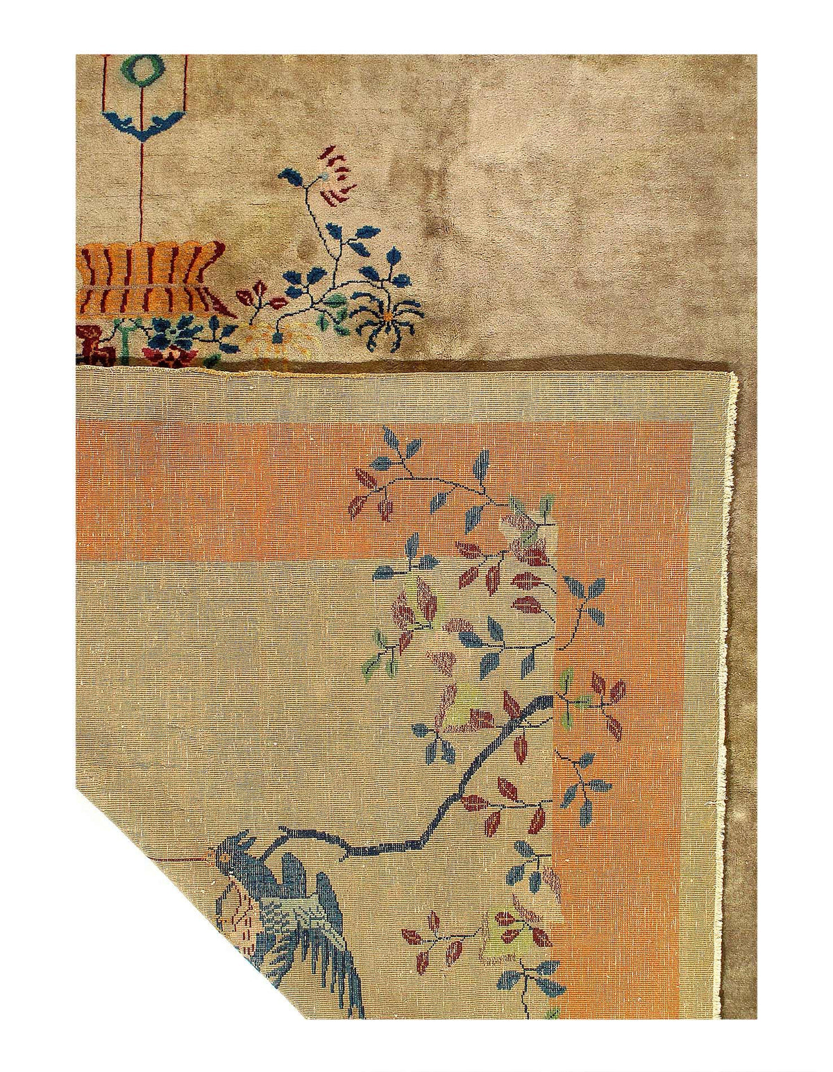 Canvello Chinese Antique Art Deco Rug - 9'X 11'4''